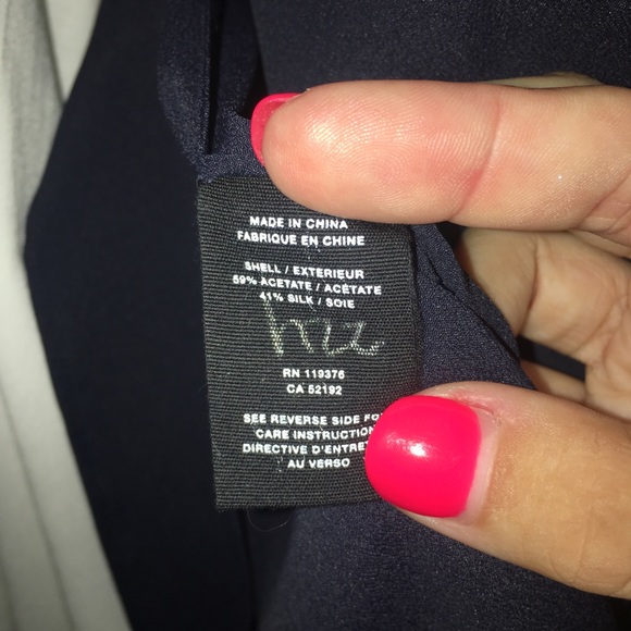 { Helmut Lang } Open Back Tie Top in Navy - Picture 5 of 5